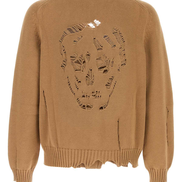 Alexander Mcqueen Men Biscuit Cotton Cardigan