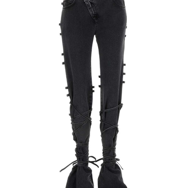 Alexander Mcqueen Women Black Denim Jeans