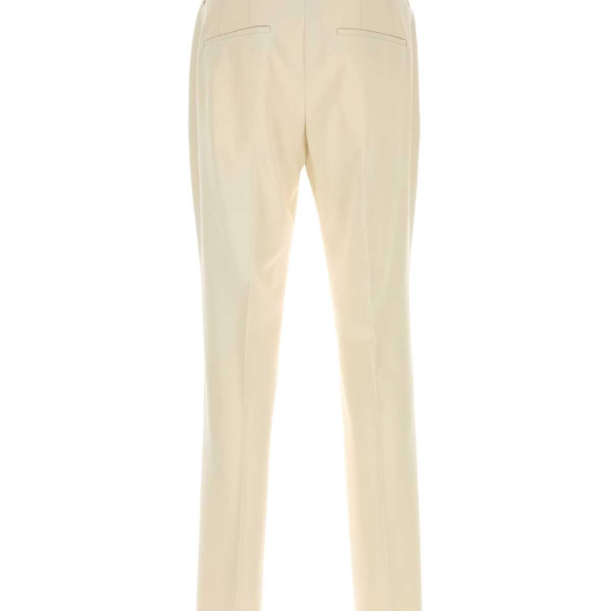 Fendi Men Ivory Gabardine Pant