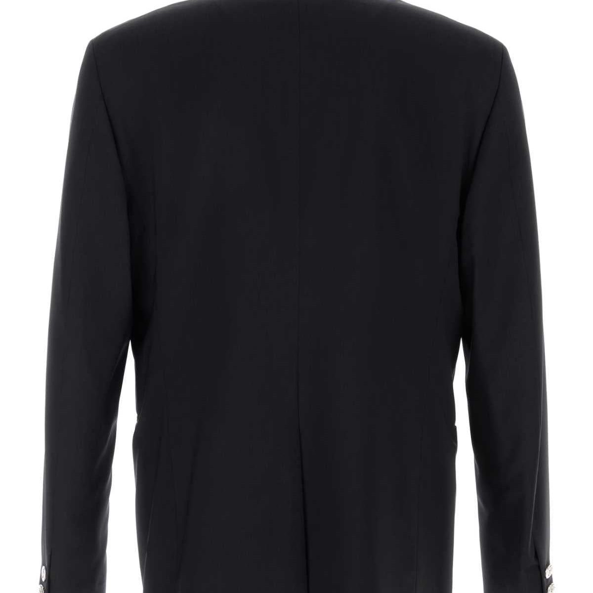 Fendi Men Midnight Blue Wool Blazer