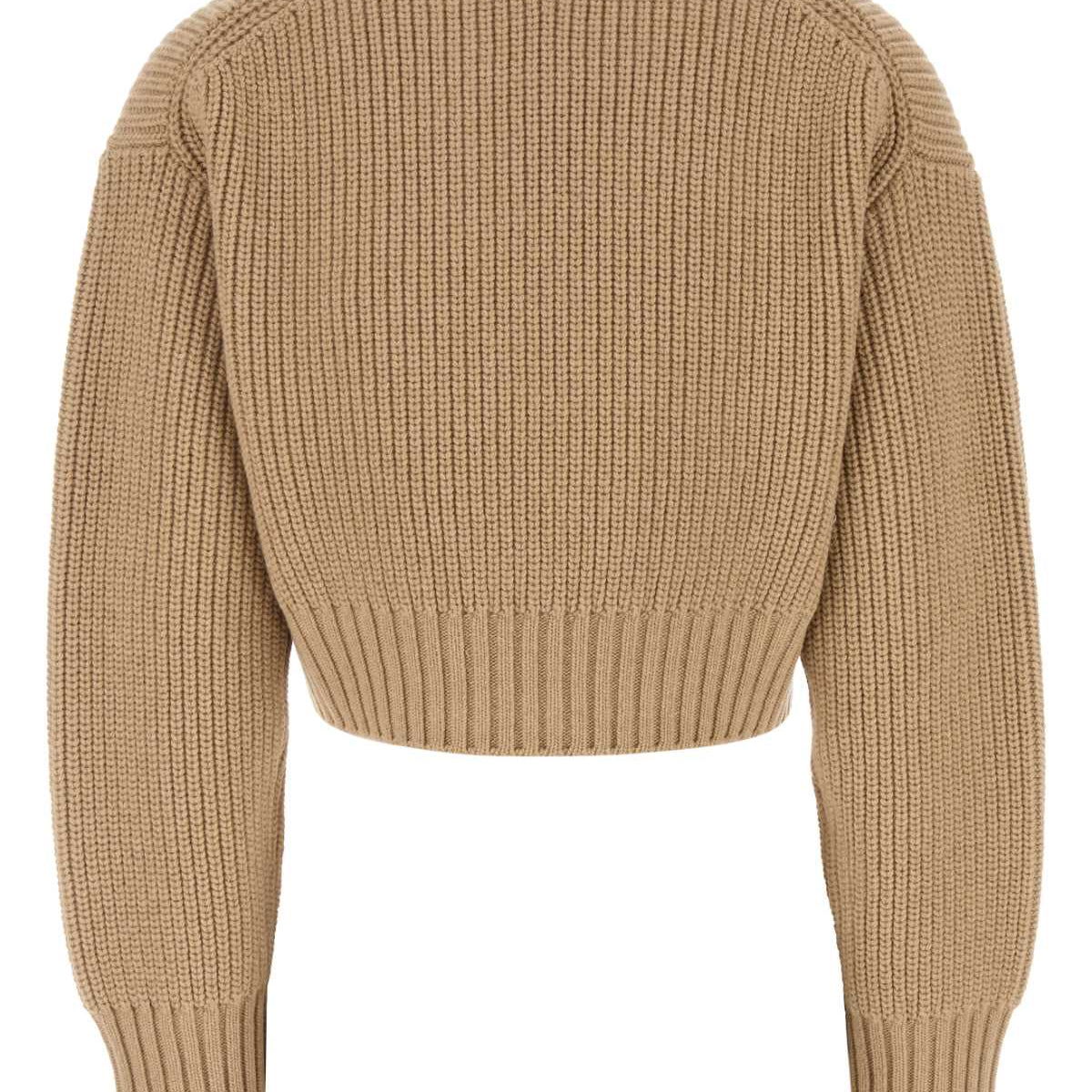 Bottega Veneta Women Camel Wool Blend Sweater