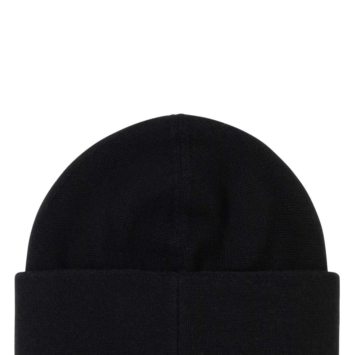 Fendi Men Black Wool Blend Beanie Hat