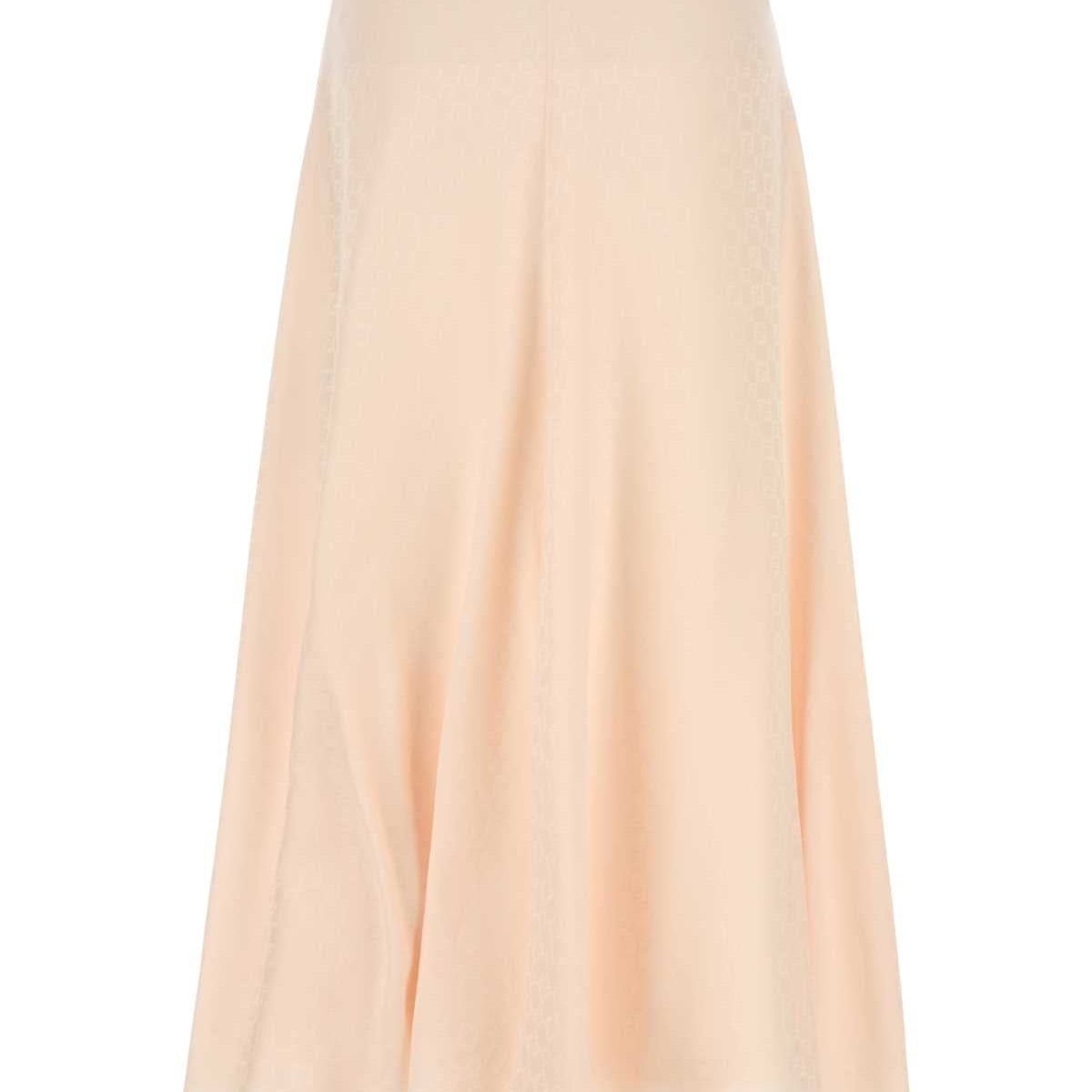 Fendi Women Light Pink Silk Skirt