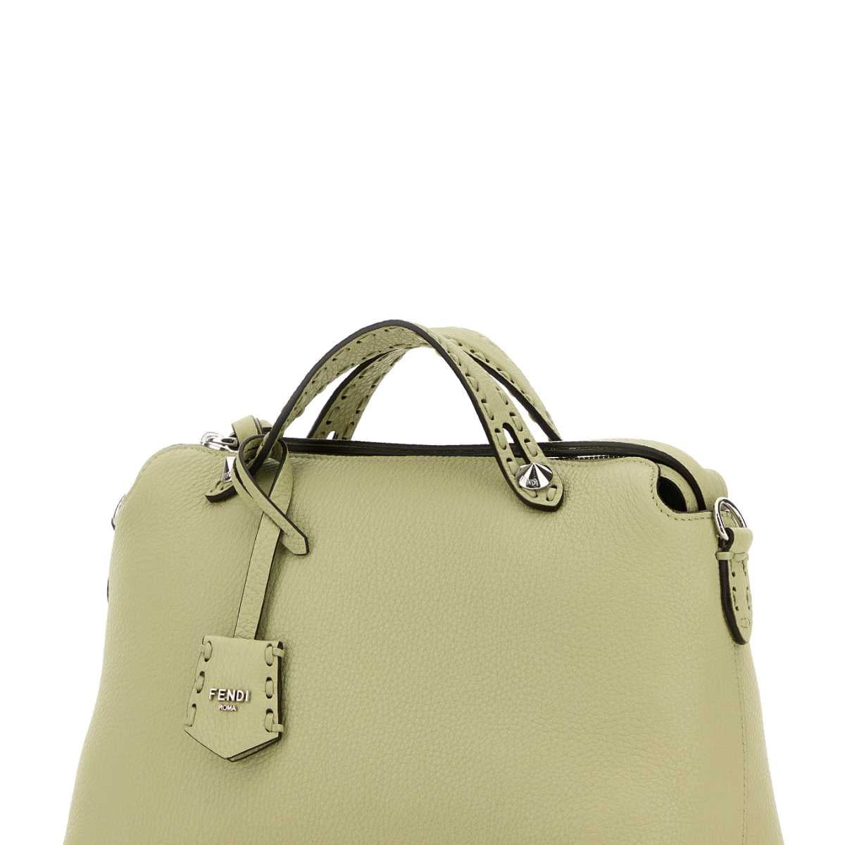 Fendi Women Pastel Green Leather Medium By The Way Handbag