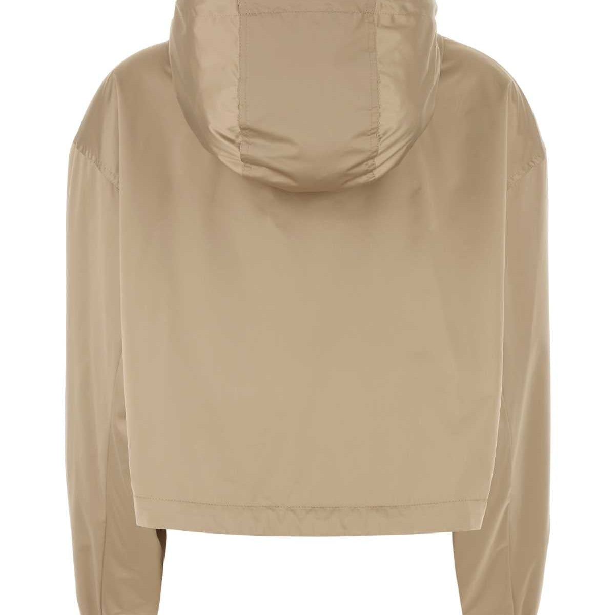 Fendi Women Cappuccino Polyester Windbreaker