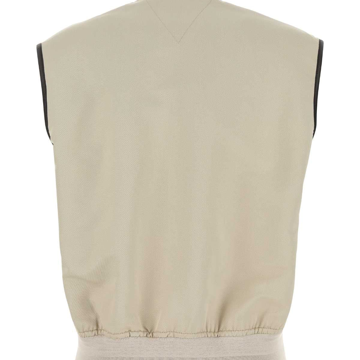 Bottega Veneta Women Sand Twill Vest