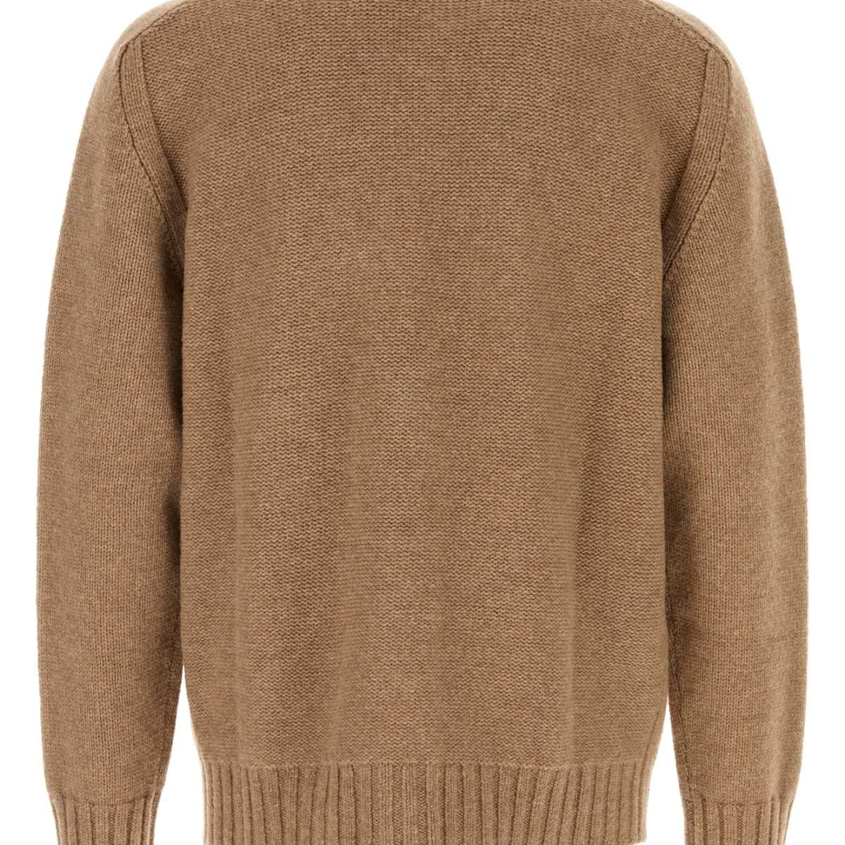 Bottega Veneta Men Biscuit Wool Cardigan