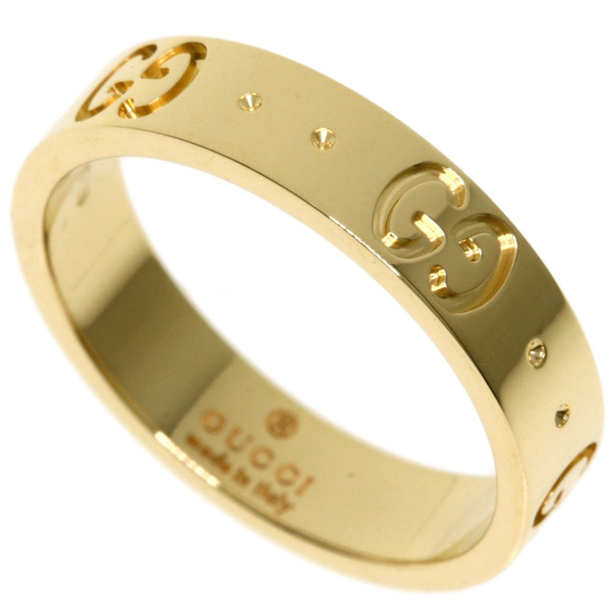 Gucci Icon # 9 Ring / K18 Yellow Gold Ladies GUCCI