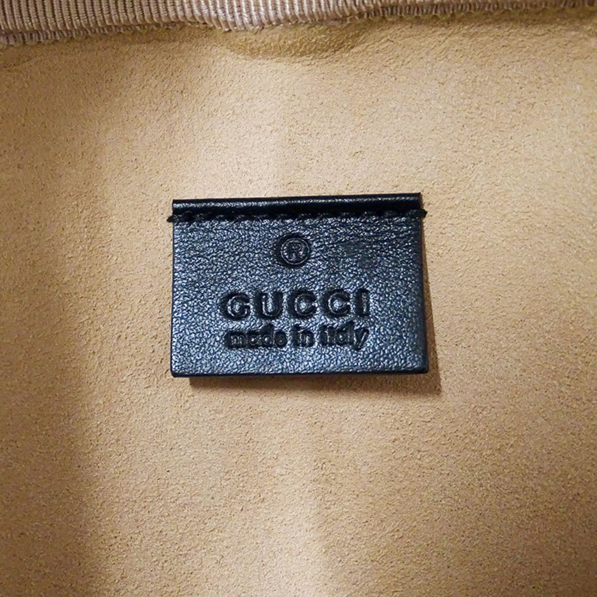 Gucci Bag Ladies Rucksack Daypack GG Marmont Leather 598594 Black Vanity Type