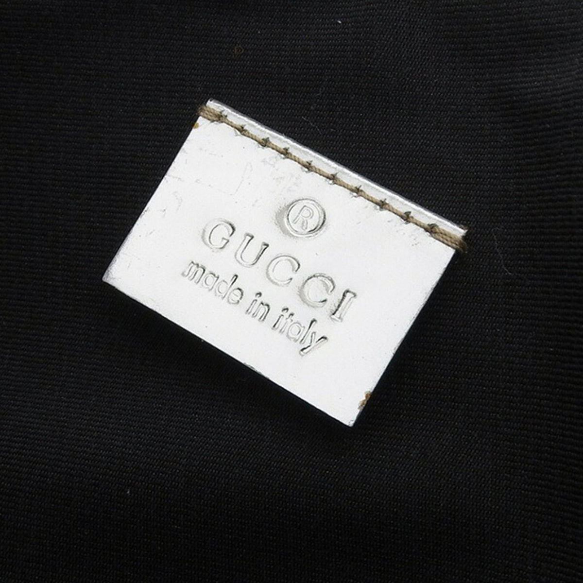 Gucci Bag Ladies Handbag Canvas GG Hand Pouch Silver 190393 Invited