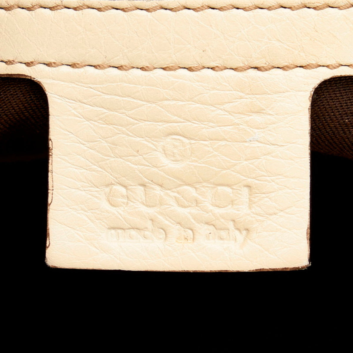 Gucci New Bullitt Double G Handbag 162094 White Leather Ladies GUCCI