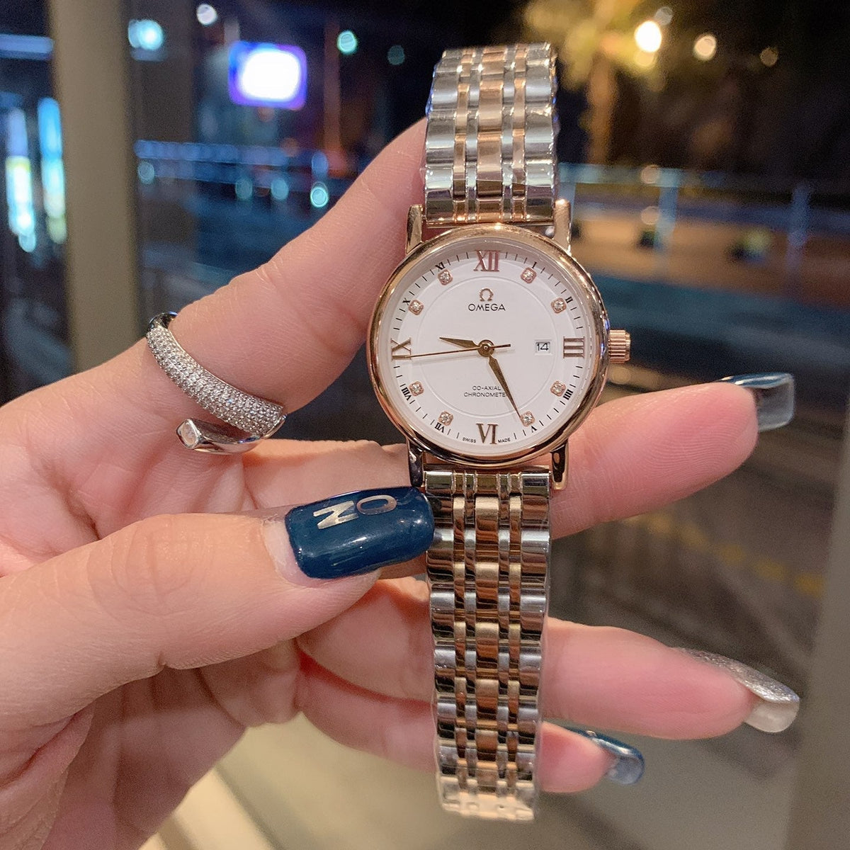 OMEGA Latest couple watch quartz