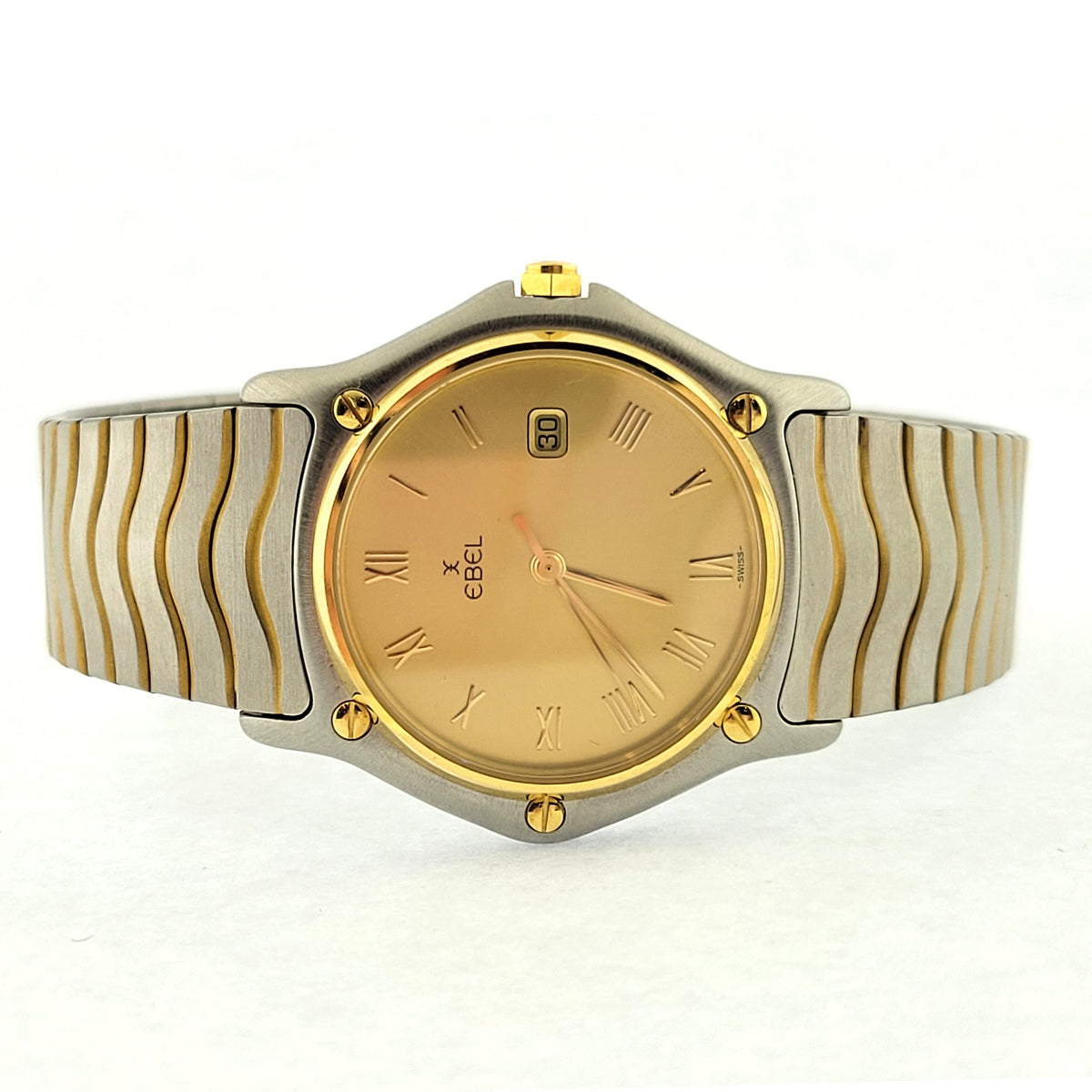 S/S Ebel Sport Wave Classic Watch Ref 183909 Circa 1990's