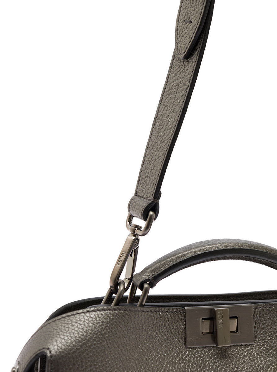 Fendi Men Pekaboo Matal Leather L