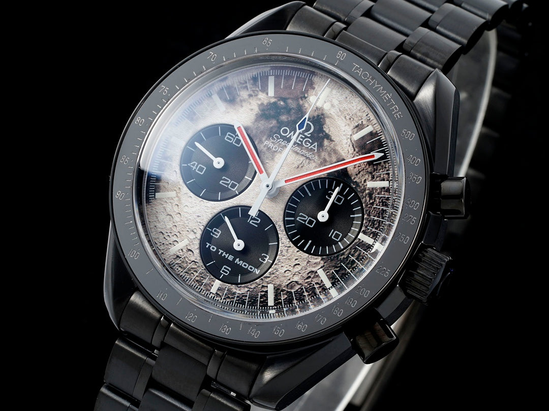 Omega Black Venom PVD Speedmaster Planet Limited Edition watch