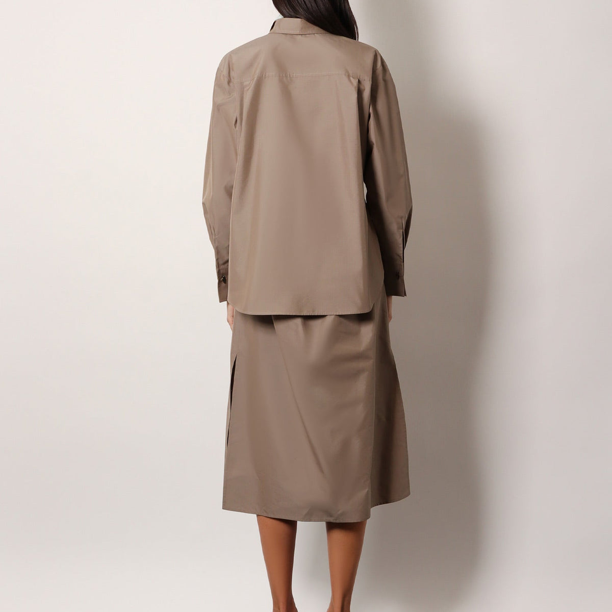 Fendi Women Cotton And Silk Chemisiere Dress
