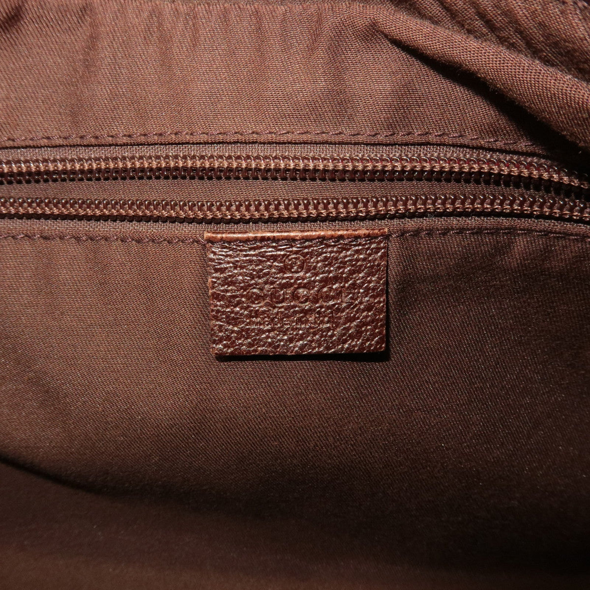GUCCI Sherry GG Canvas Leather Shoulder Bag Beige Brown 122790