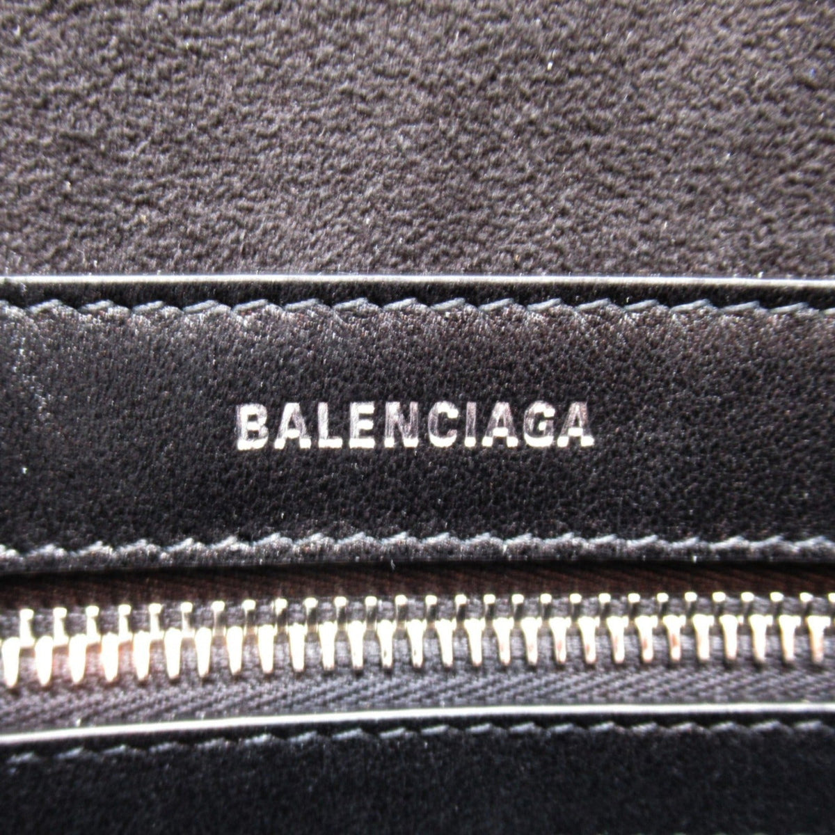 balenciaga Medium Tote Bag Black Leather