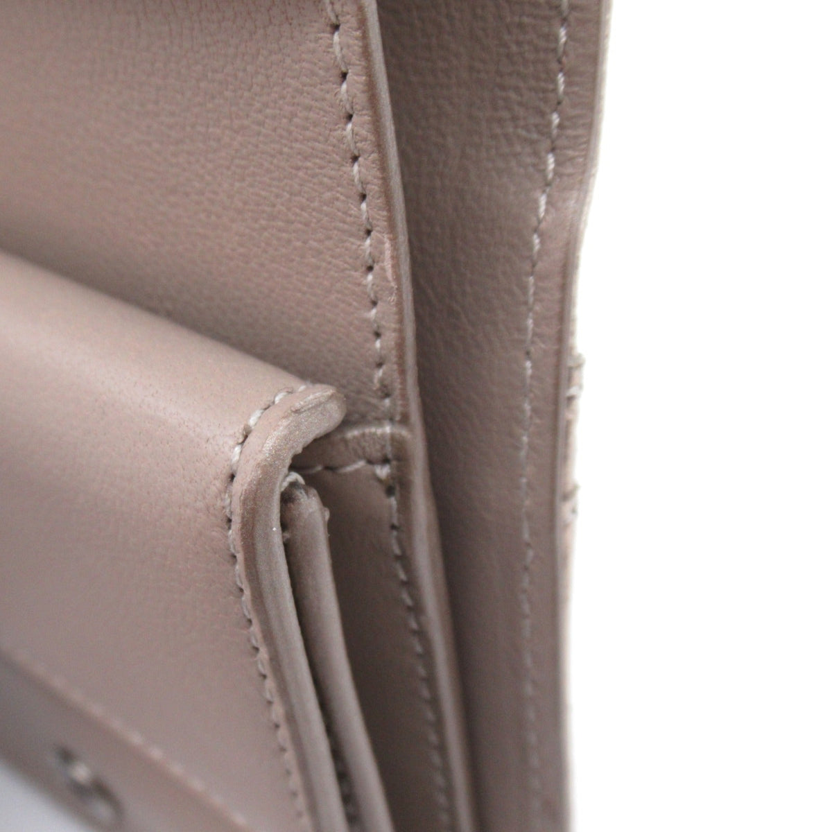 balenciaga Lambskin Bifold Wallet Beige
