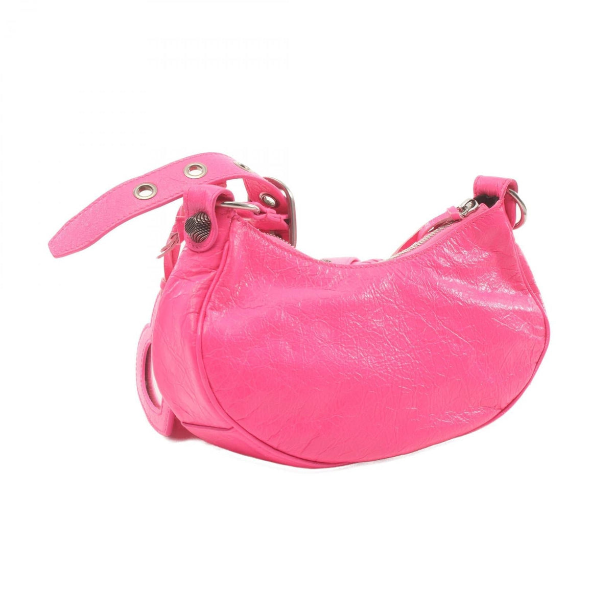 balenciaga Leather Shoulder Bag Pink