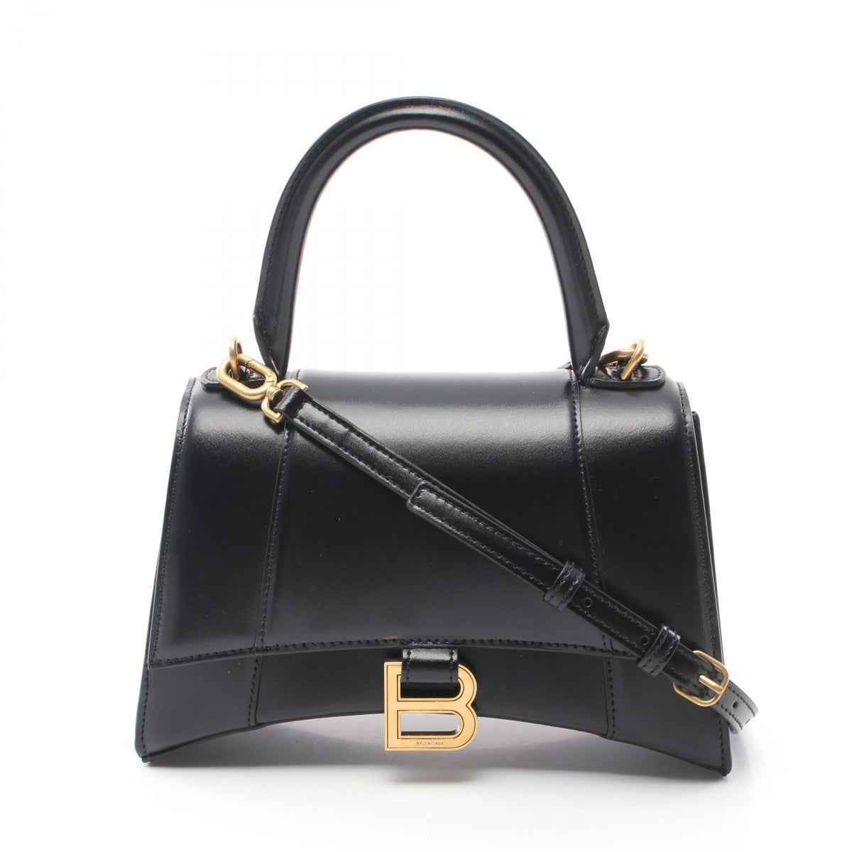 balenciaga Hourglass Small Leather Handbag