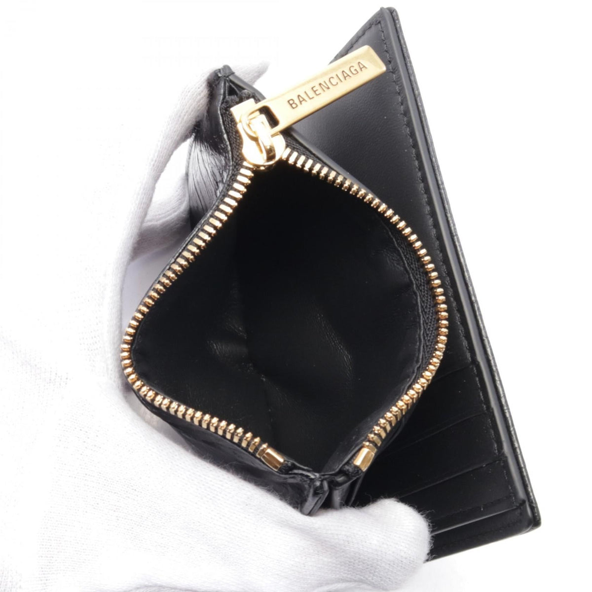 balenciaga Monaco Bifold Wallet Leather