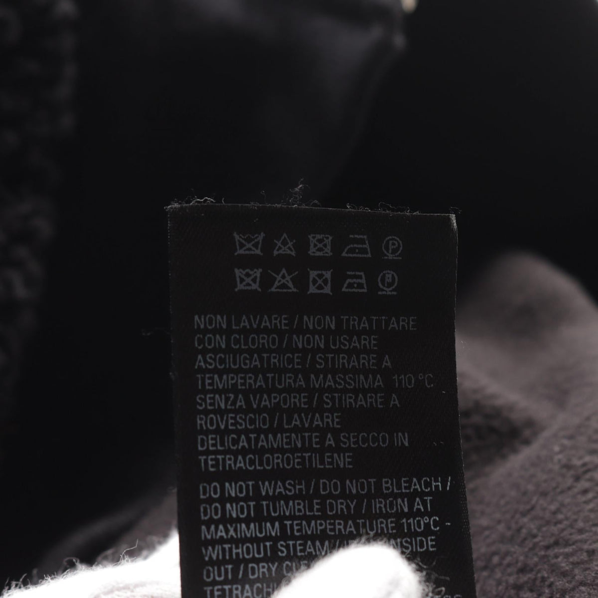 balenciaga Zip-Up Boa Hoodie Jacket Black