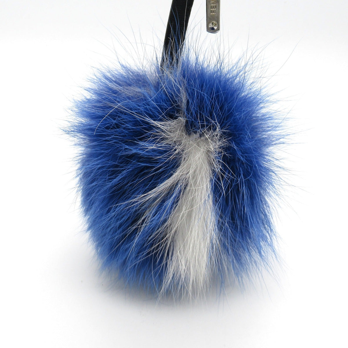 Top quality Fendi Fur Bag Charm Accessory Blue/White