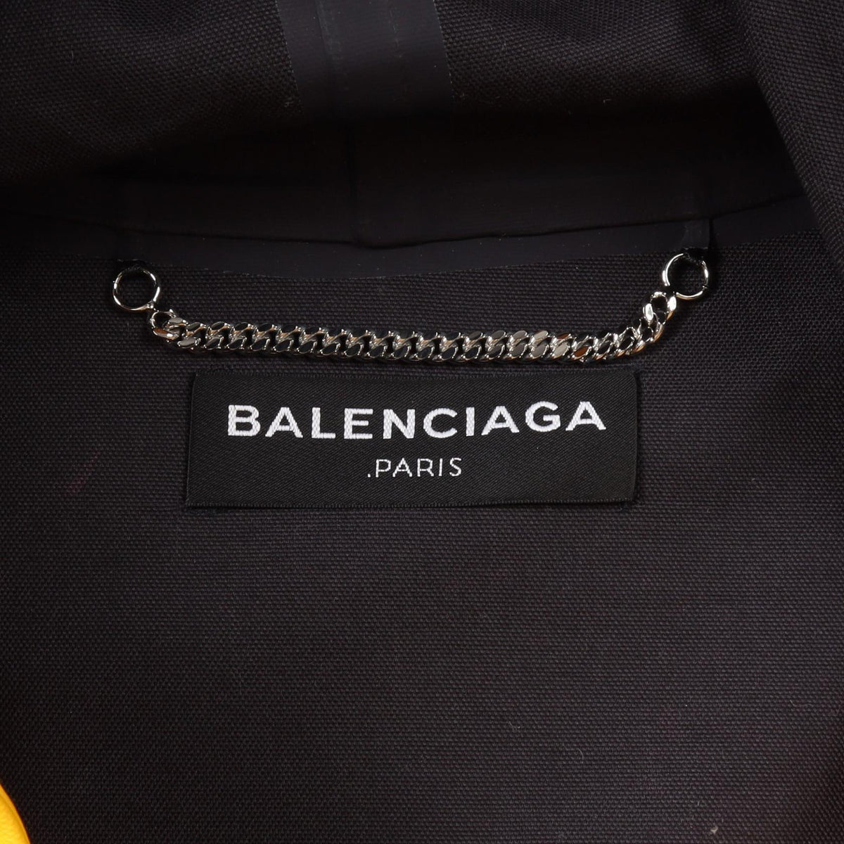 balenciaga Cotton Mountain Parka Yellow