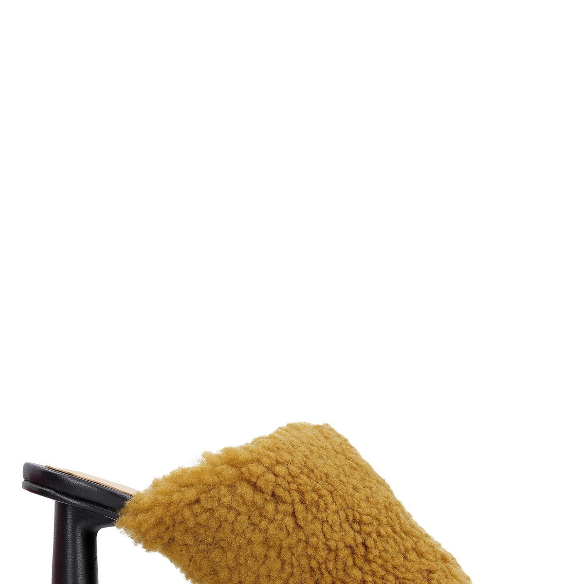 CARRÈ ROND LEATHER MULES