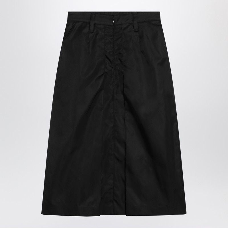 PRADA Flared MIDI Skirt in Recycled Fabric