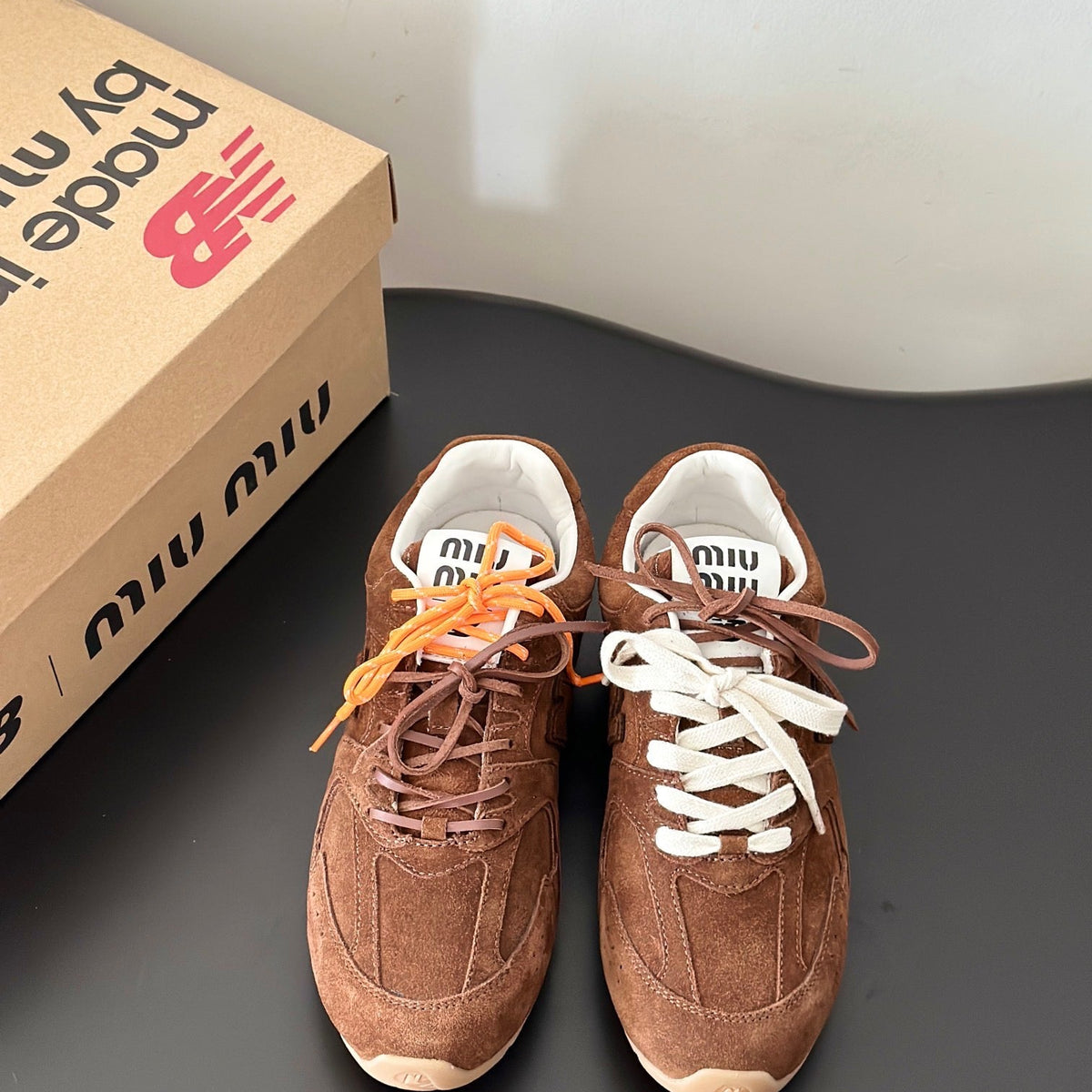 MIU M x NEW BALANCE TRAINERS