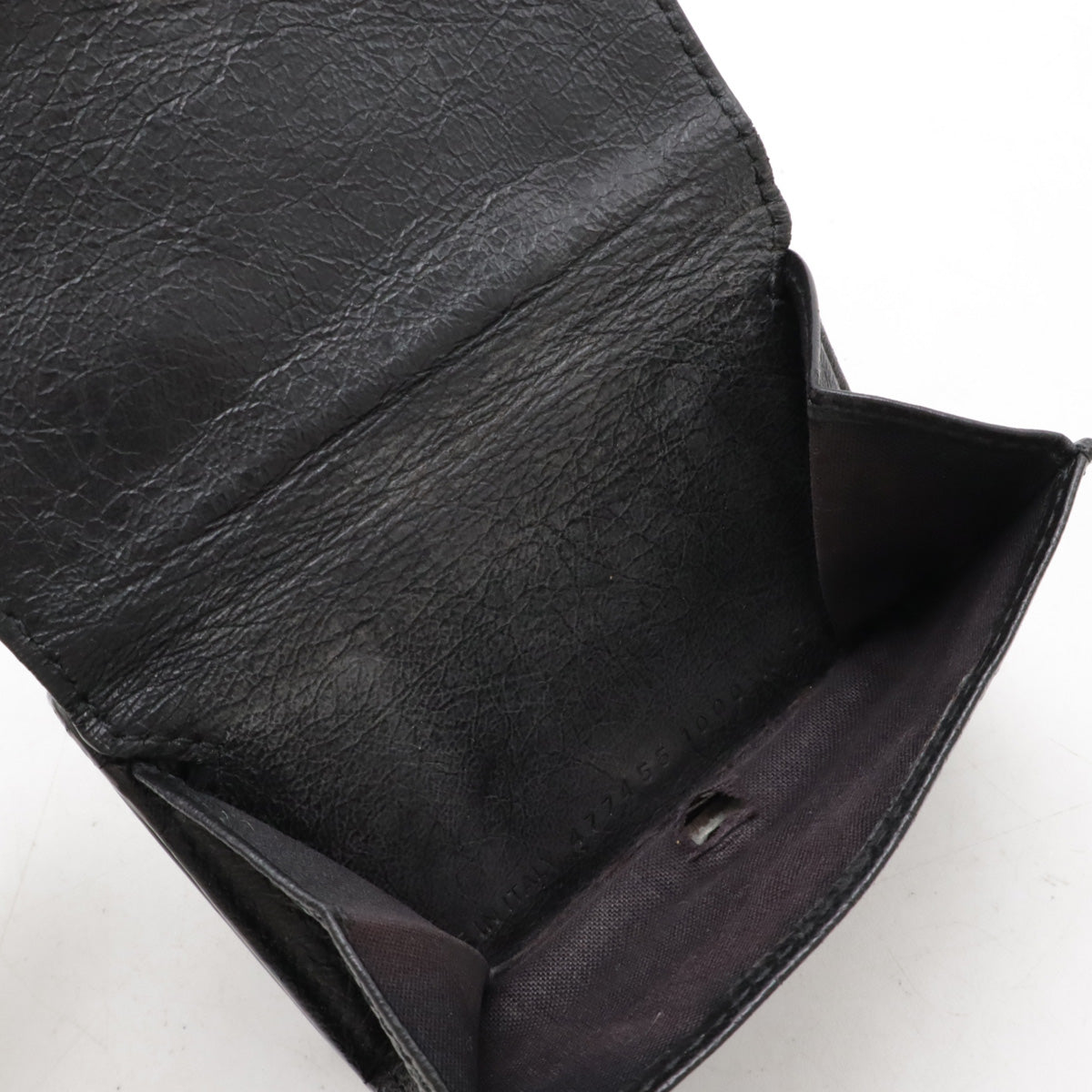 balenciaga Classic Mini Leather Wallet Black
