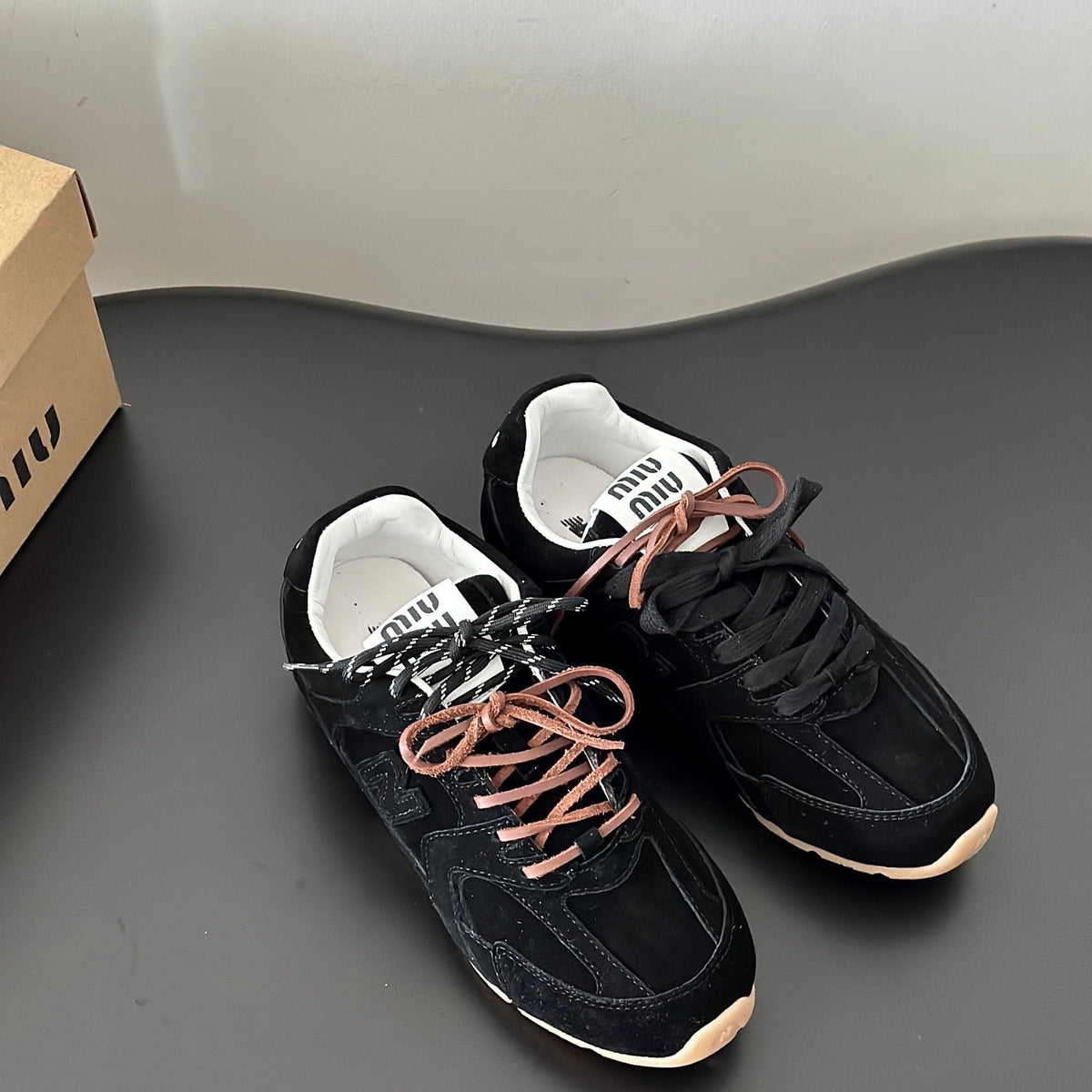 MIU M x NEW BALANCE TRAINERS