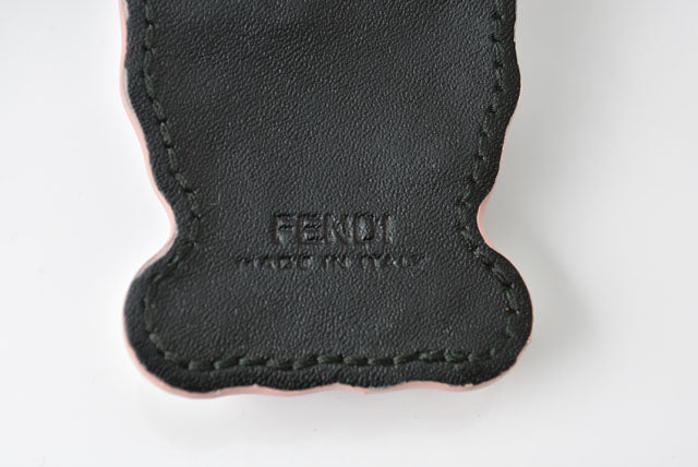 Top quality Fendi Rubber/Leather/Metal Keychain/Keyring/Bag Charm