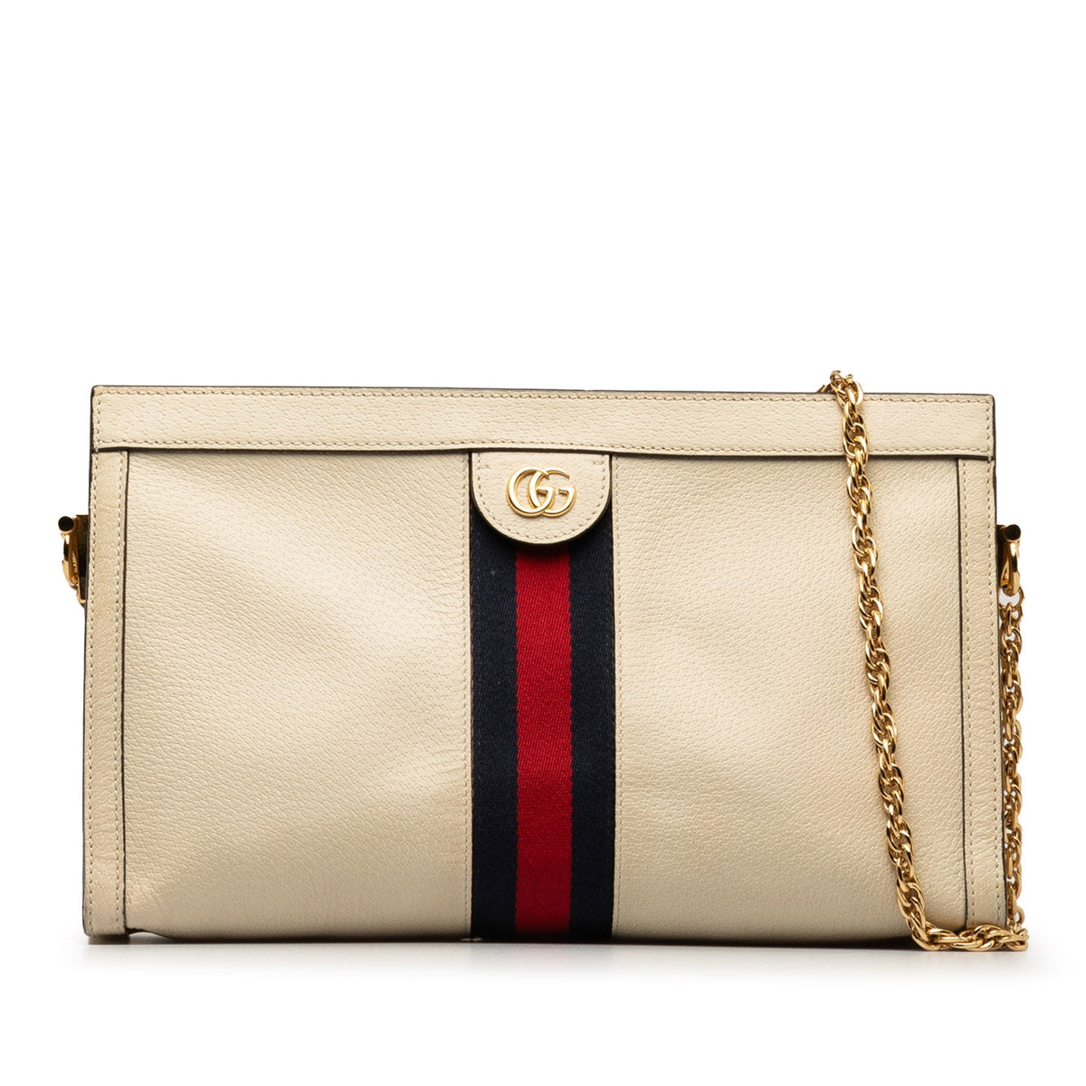 GUCCI Leather Ophidia Chain Crossbody Crossbody Bag