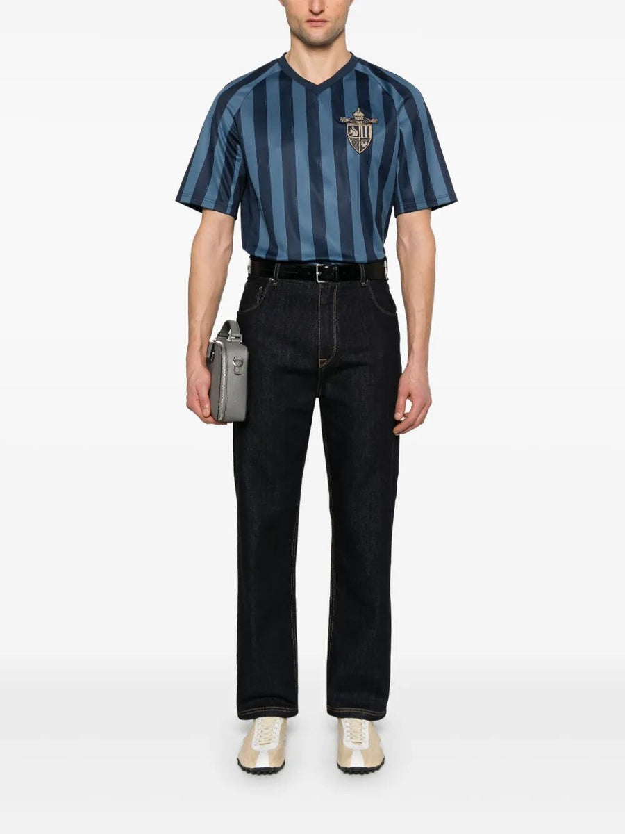 Fendi Men Pequin Fabric Fendi Club T-Shirt