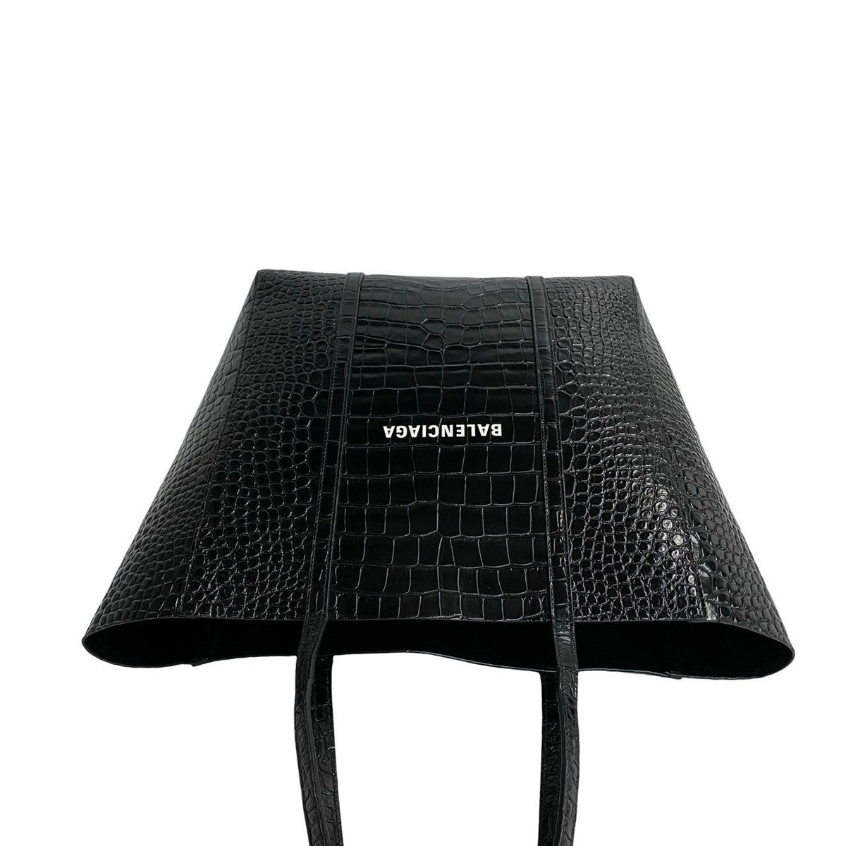balenciaga Leather Everyday Tote Bag Black
