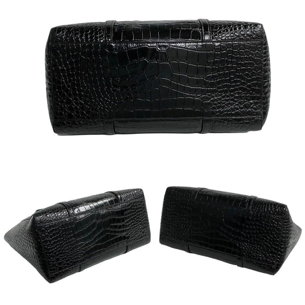 balenciaga Leather Everyday Tote Bag Black