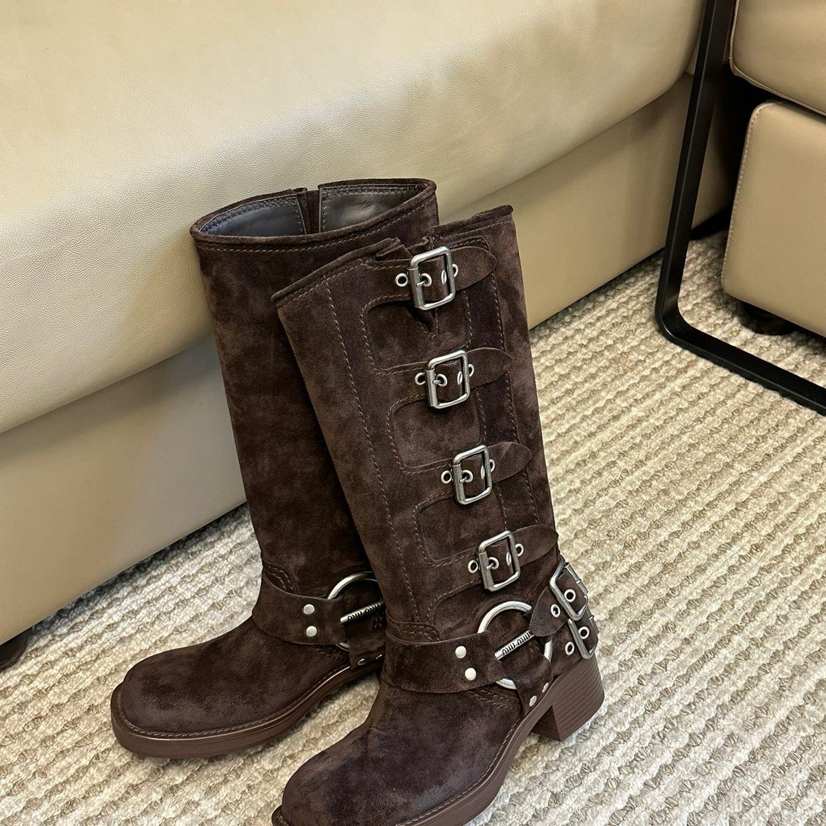 MIU M BOOTS