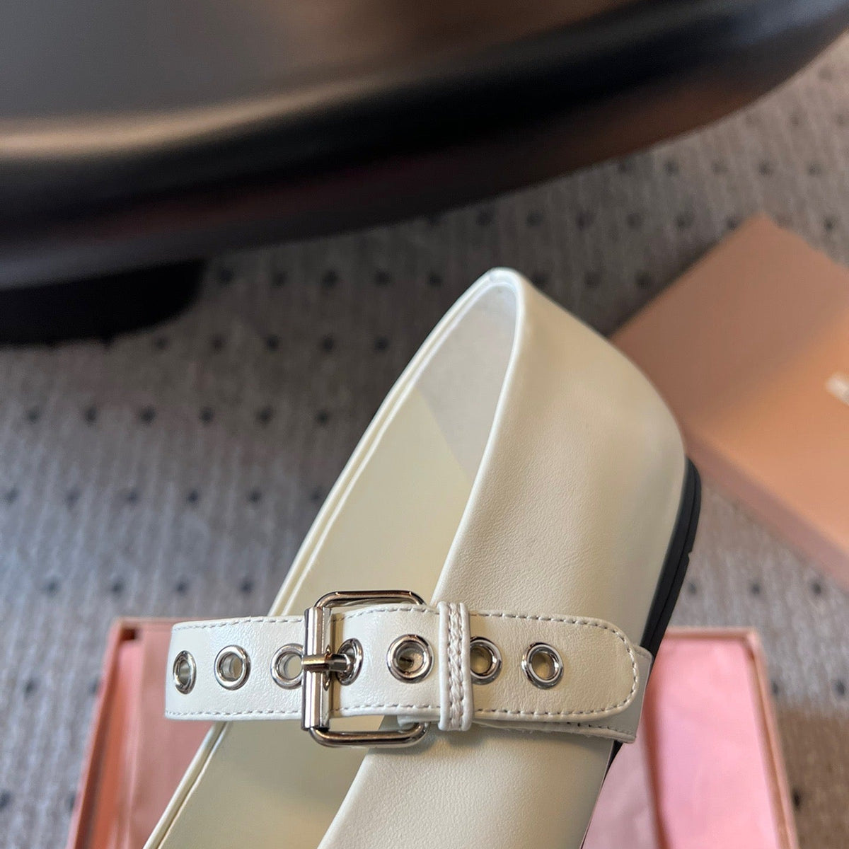 MIU M BALLERINA FLATS
