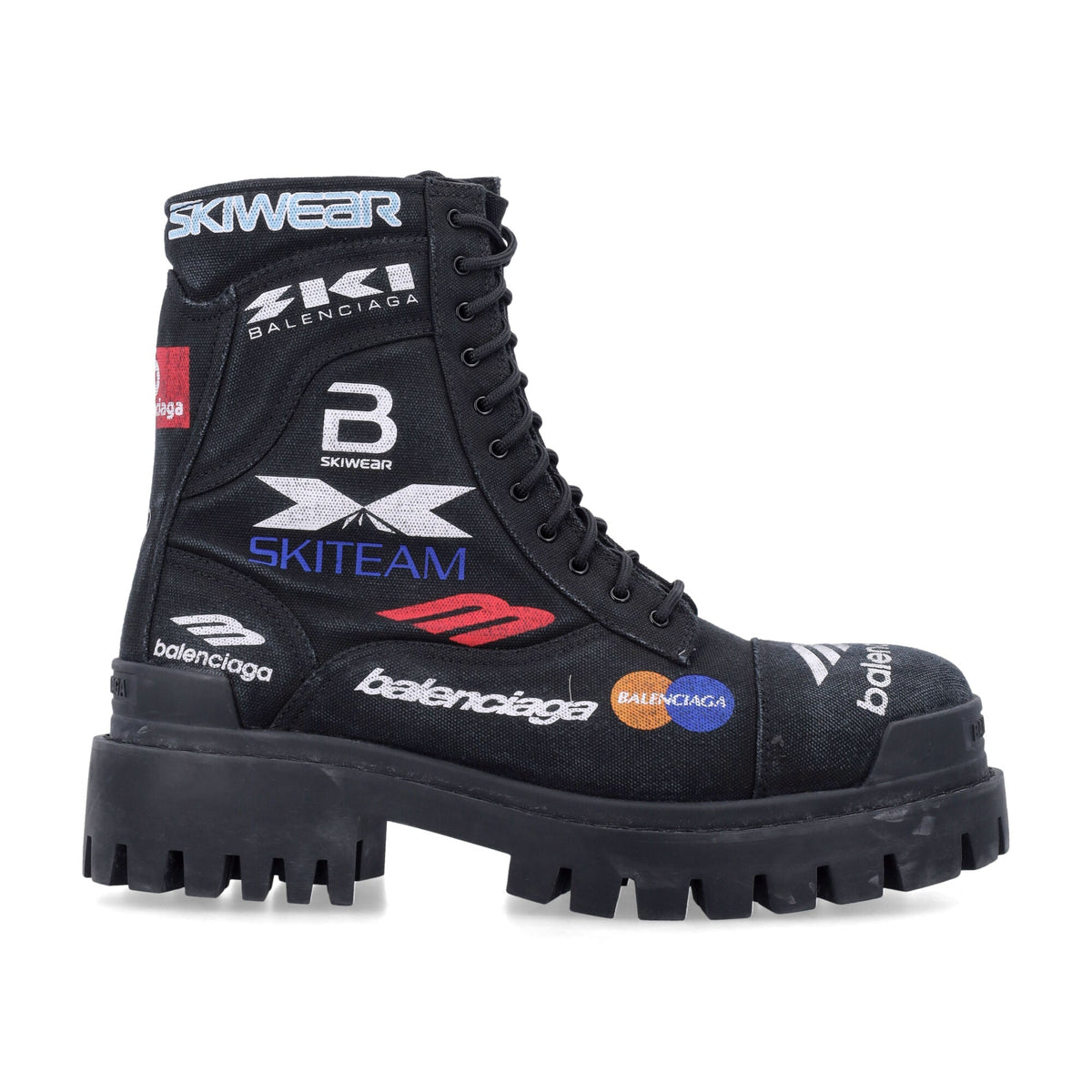 BALENCIAGA Combat Strike Canvas L20 Boots
