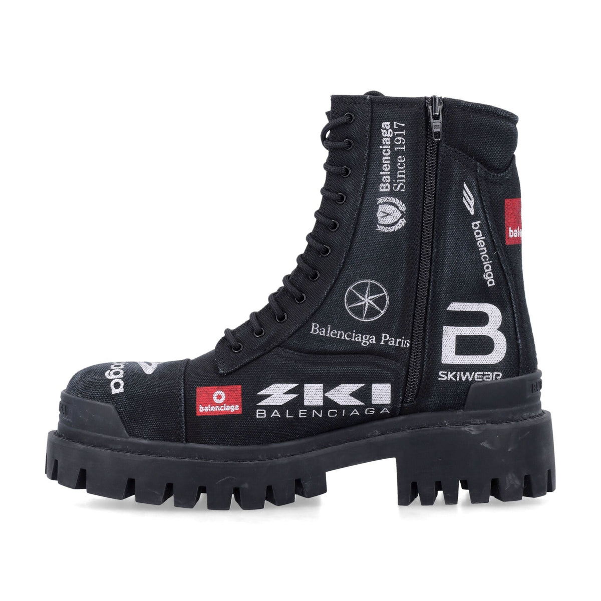 BALENCIAGA Combat Strike Canvas L20 Boots