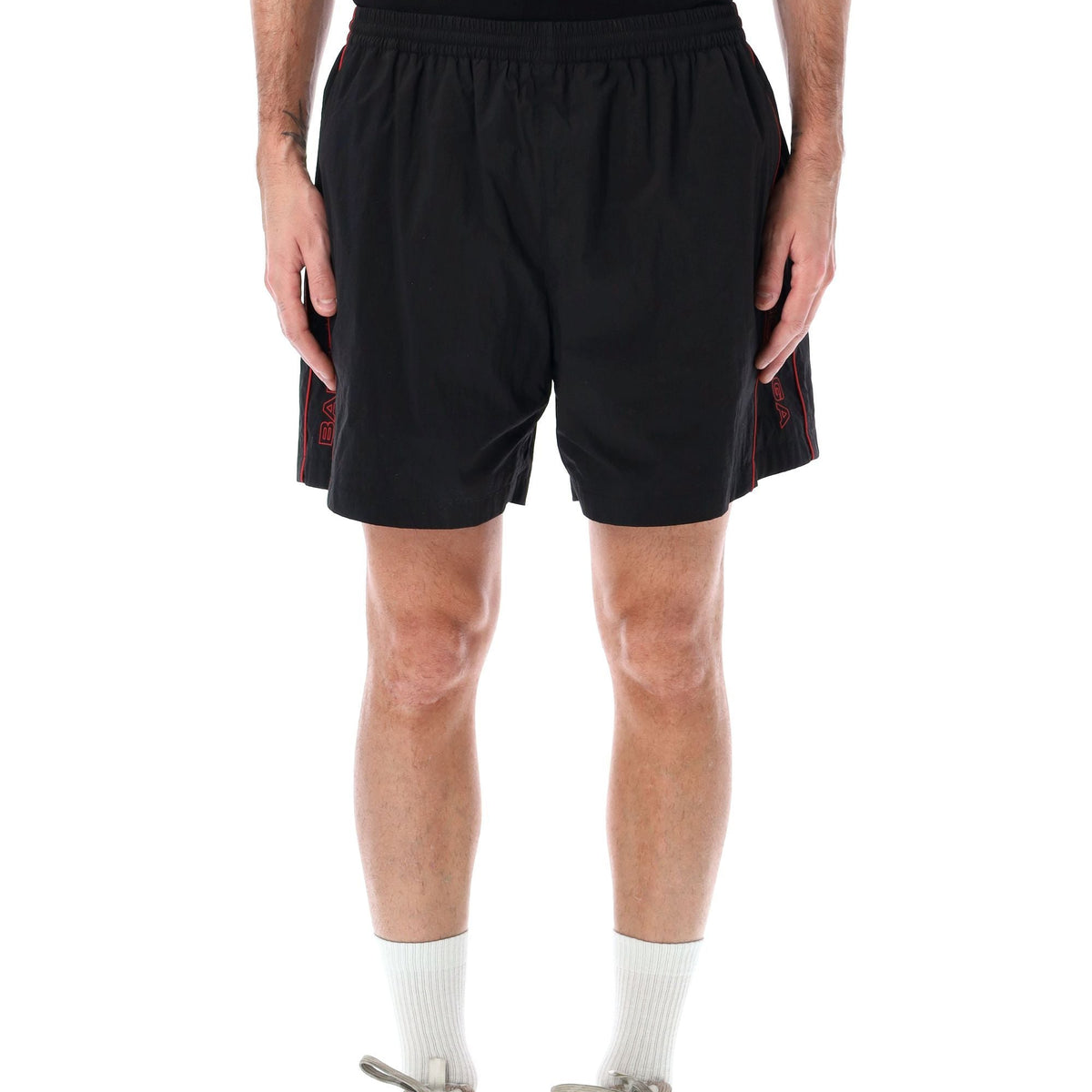 BALENCIAGA Men's Polyamide Track Short Mini