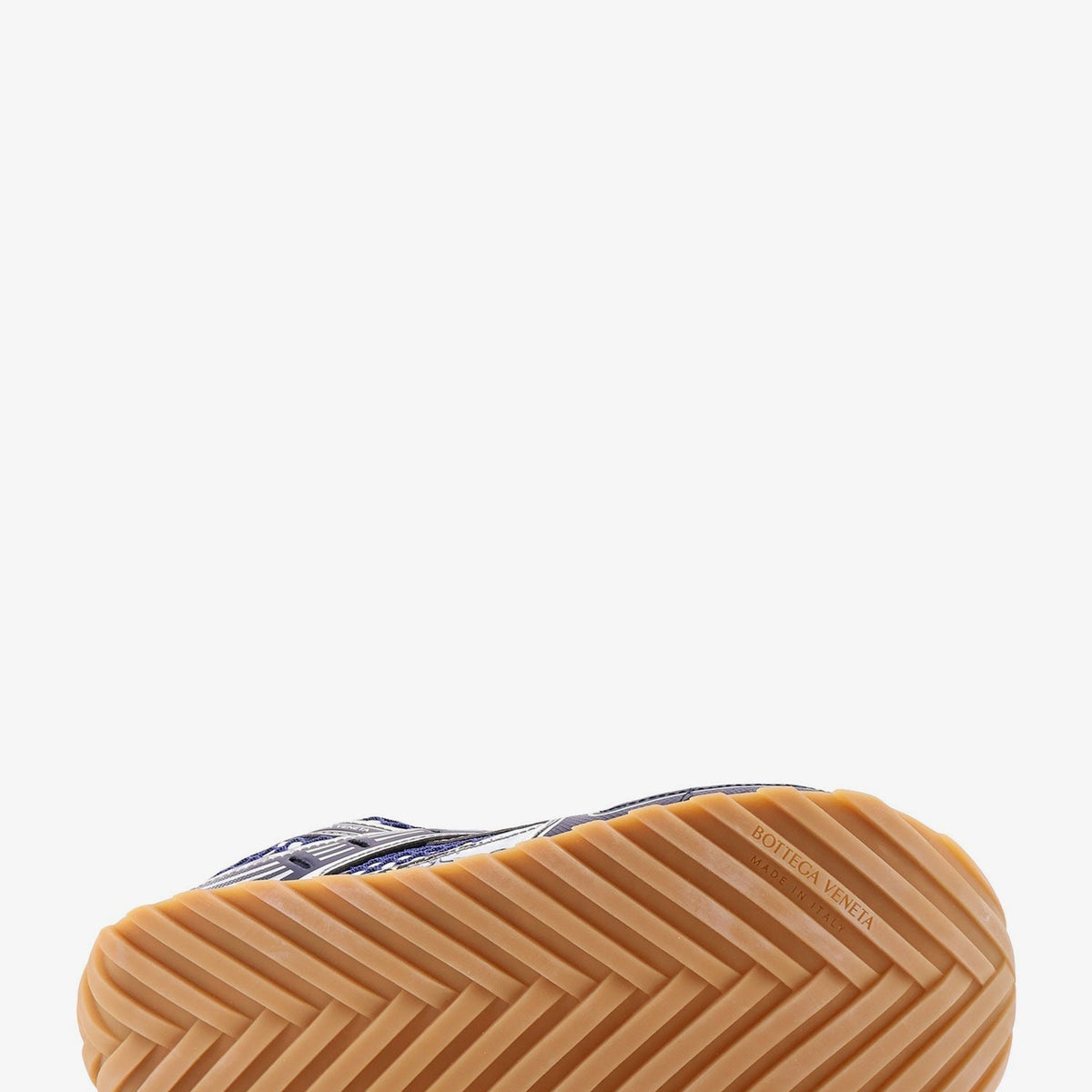Bottega Veneta Men Orbit Mesh And Leather Sneakers