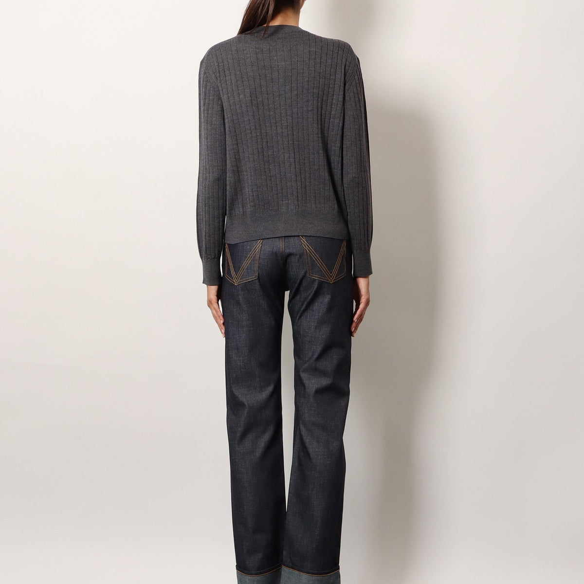 Bottega Veneta Women Ribbed Wool Cardigan