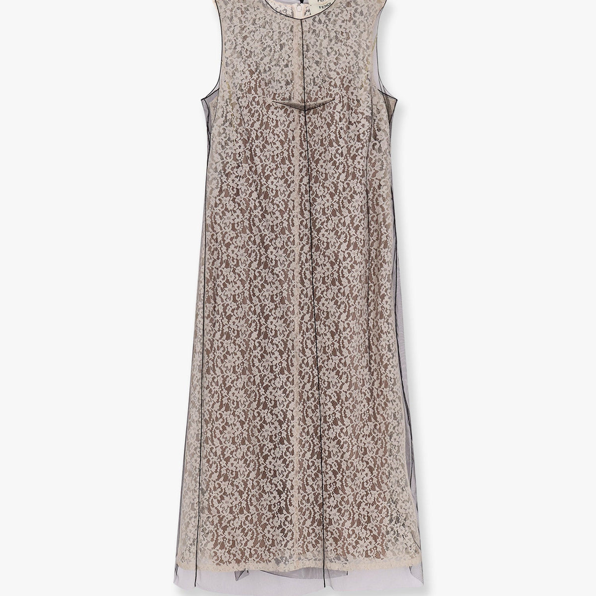 Fendi Women Blooming Lace Midi Dress