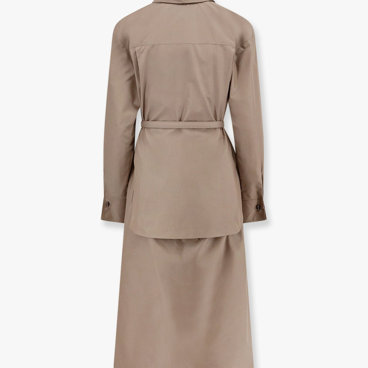 Fendi Women Cotton And Silk Chemisiere Dress
