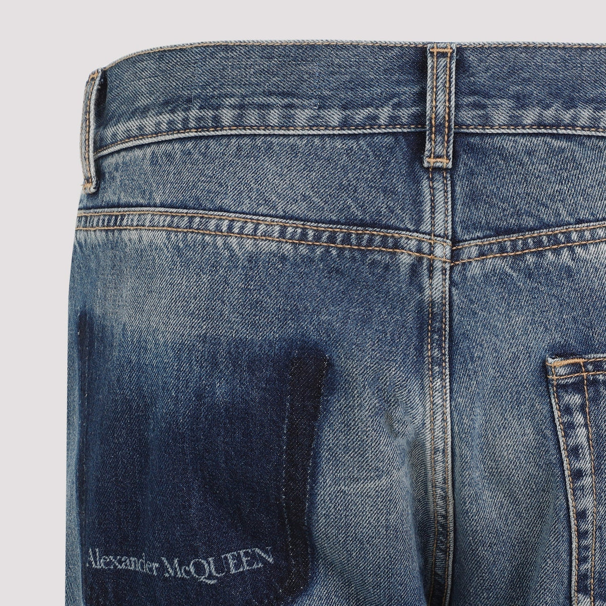 Alexander Mcqueen Cotton Jeans Men