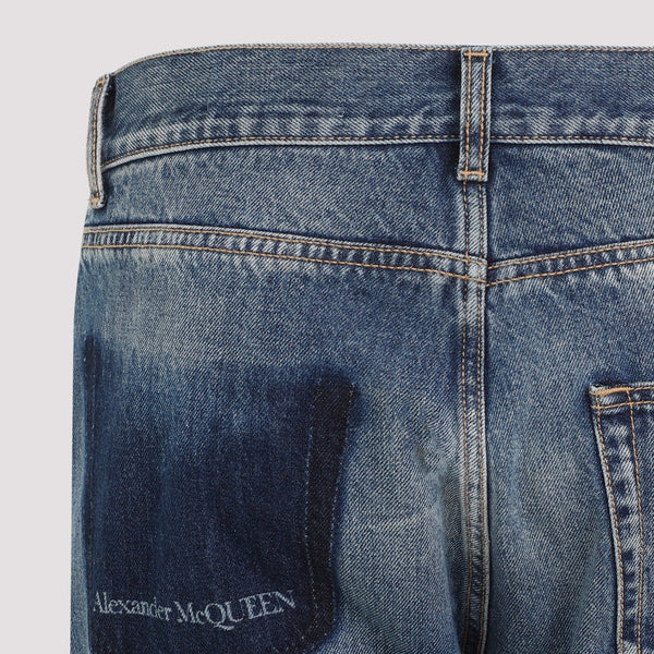 Alexander Mcqueen Cotton Jeans Men